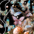 3D Golden Butterfly Mirror Wall Sticker Home Decoration (PACK OF 12). 