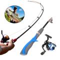 Fishing Rod and Reel Set High Quality Casting Fishing Rods Carbon Ultra Light Rod with Mini Spinning Reels Fishing Tackle Set. 