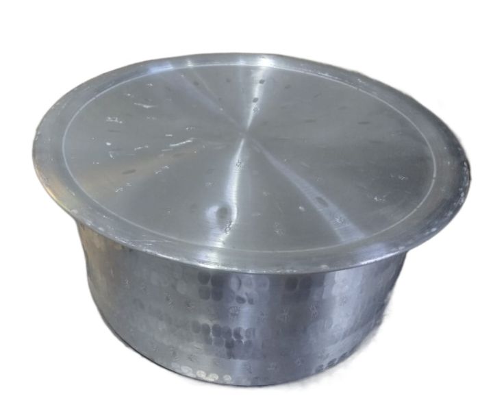 Large Size Cooking Pot Degcha Pateela with Lid 5kg Capacity