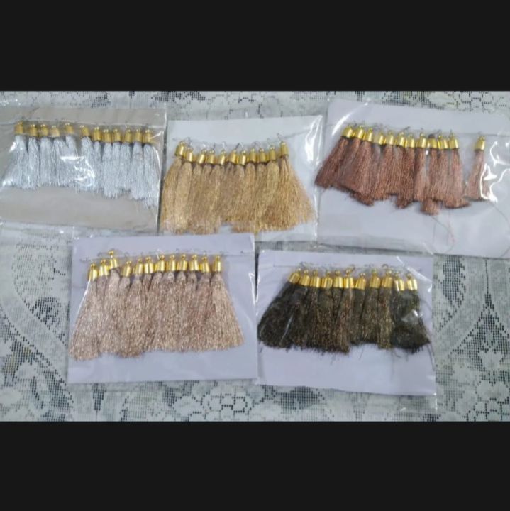 6 Pcs Fancy Tassels Latkan Set – Jahlar for Women’s Dresses & Fashion ...