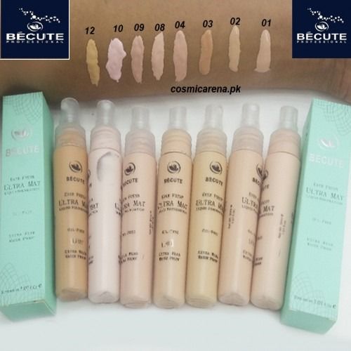 Becute%20Ultra%20Matte%20Liquid%20Foundation%20Oil%20Free%2030ml%20-%20Image%203