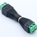 【Footprint】 DC Male / Female Pair Power Adapter 2.1Mm Plug To Screw Terminal Block. 