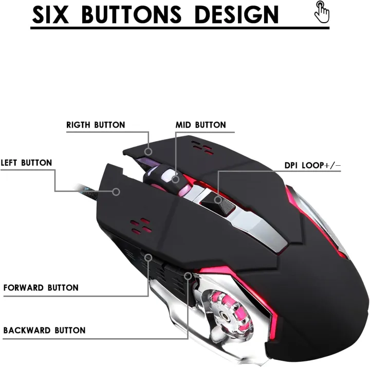 Wired%20Computer%20Gaming%20Mice,%206%20Buttons%20for%20Desktop%20Laptop%20Mac%20PC%20Gaming%20Mouse,%204%20Levels%20DPI%20800-1600-2400-3200%20with%204%20Colors%20RGB%20Backlit,%20Ergonomic%20Design%20for%20Professional%20Gamers%20Use%20-%20Image%204
