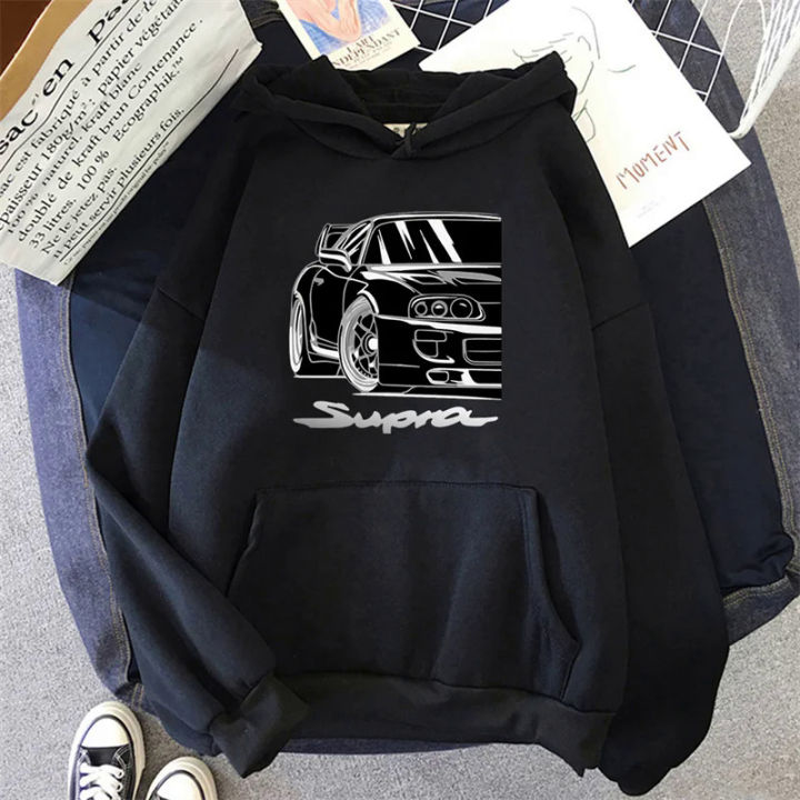 Anime Initial D Drift Hoodie Japanese Anime AE86 Hoodies Sweatshirt Print Trend Men Clothes Hip-Hop Male Crewneck Streetwear Men