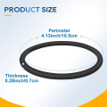 OYPFXMI 6PCS Vacuum Belt 30563B Round Vacuum Cleaner Belts Upright Vacuum Belt for Sanitaire Vacuum Cleaner Style RD. 