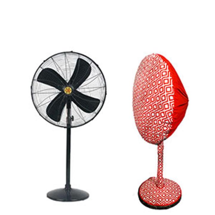 Pedestal Fan Full Cover Madae By Dual Layer Cotton With Polyester Filing Quilted Fabric and Washable Stuff