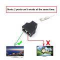 RJ45 1 To 2 Ways Ethernet LAN Network Splitter Double Adapter Ports Coupler Connector Extender Adapter Plug Connector Adapter. 