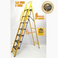 Iron Ladder 3 , 4 , 5 , 6 , 7 step folding ladder , heavy duty foldable ladder , handle attach , home use ladder. 