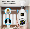 DUAL LENS - 4MP CCTV - CCTV Camera - 4 MP DOUBLE LENS  Wifi Camera - Wifi Smart Camera - CCTV Camera Wifi - Home Security Camera - Wifi Camera Blub Socket - Security Camera For Home Wifi - Camera CCTV  - Security Camera For Home. 