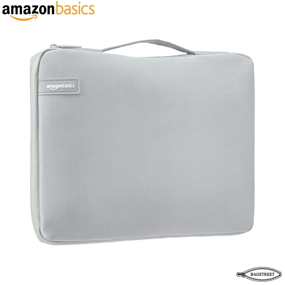 Amazon Basics 13.3 Professional Laptop Case Sleeve Bag With Retractable Handle Gray Daraz.pk