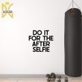 DecoGold-size: 2 X 2 feet-do it for selfie Self Adhesive Wall Sticker Vinyl Decal for Decoration Interior Office Shops room Boys Girls Students Business Kids room game Gift, Gym, Home, Car, Gym, School, sports club - Black color. 