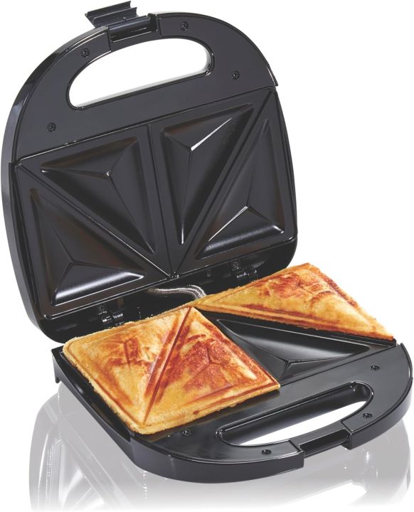 Online Karachi Sandwich Maker 4 Slice Sandwich Toaster with Non-Stick Coating & Double Sided Uniform Heating