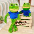 CGGJNUOH 45CM Pepe Frog Plush Toy Sad Male Ugly Baby Big Mouth Crying Face Peripheral Dolls Send Friends Funny Christmas Birthday Gifts. 
