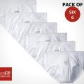 EziFit Pure Combed Cotton Fabric Underwear Briefs  For Men (Pack of SIX 6). 