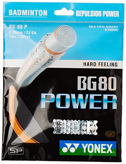Yonex BG 80 Power Badminton String - Assorted