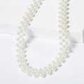 beautifull and sober choker for girls - white beads choker. 