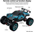 RC Cars 1/16 Scales Remote Control Car 4WD Off-Road Rock Crawler,2.4GHz All Terrain Monster Truck with Rear Fog Stream 5 LED Lighting Modes,2 Battery for 60 Min Play, Toy Car Gift for Boys and Adults. 