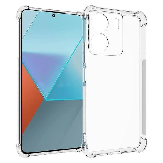 For%20Redmi%2013C%20Back%20Cover%20Case%20Shockproof%20(Silicon%7C%20Transparent)%20-%20Image%204