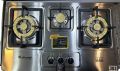 Kitchen Hob National 3 Burner HOB FULL Steel Blue Flame On LPG Available  - NG/LPG. 