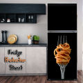 Food Fridge protector Sticker Sheet Waterproof for front door self adhesive. 