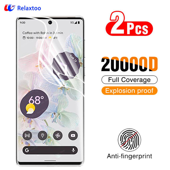 Relaxtoo For Google Pixel 6 Pro 2Pcs Hydrogel Film Screen Protector Films For Pixel6 Pro Pixel 6Pro Pixel6Pro Soft Safety Protective Film