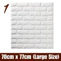 3D Brick Wall Stickers Self Adhesive Wallpaper Sheets 3mm  Peel and Stick Wall Brick Room Panels PE Foam High Quality Bricks Wallpaper. 