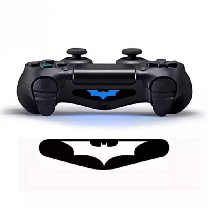 Batman Led Light Bar Decal Sticker For Playstation 4 For Ps4 Controller Dual Shock Joystick Decor