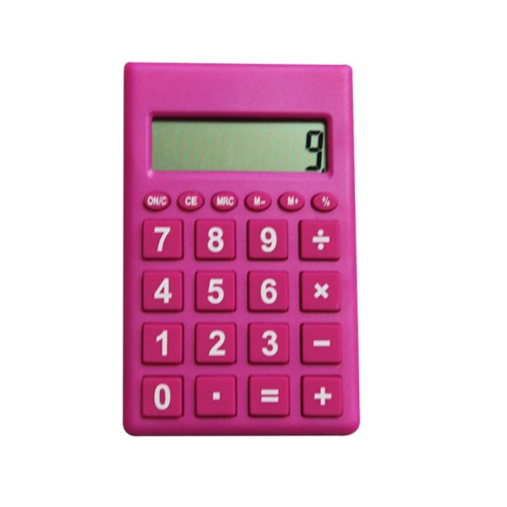 OOTDTY Portable Mini 12 Electronic Calculator Special Office Supplies for students Optional Colors 4.49x2.75in Fresh Color