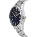 Tag Heuer Carrera Silver Stainless Steel Blue Dial Quartz Watch for Gents - WAR1112.BA0601. 