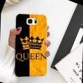 Samsung S7 edge Back Cover Girls - Queen Style Mobile Back Cover Pouch - Airbag Case Anti Shockproof Phone Case. 