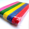 Pack of 200 Multi Color Small Craft Sticks Ice Cream Sticks Wooden Popsicle Sticks for DIY Craft Creative Designs Children Education (Length - 4 Inches Width - 1 cm) / Ice Cream Stick Art # SS-ICS-MS04. 