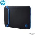 HP 14" Inch Black & Blue Reversible Neoprene Sleeve for Laptop/Chromebook/Mac. 