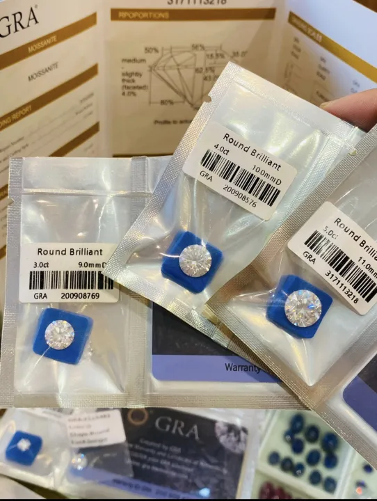 Moissanite Diamond💎, USA🇺🇸 اصلی موزونائٹ ڈایمنڈ / ہیرا with Certificate ...