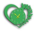 Heart Shape High Quality Wall Clock Buy Online. 