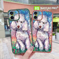 dienya Case For Realme Narzo 30A Case Oil Painting Pet Dog Thin Shockproof Square Edge Silicone Casing Full Lens Cover Camera Protect Cases Softcase. 