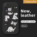 chenyyka For Huawei P20 Case Cartoon Cute Dinosaur Thin Leather Soft Full Lens Back Cover Camera Protect Cases Shockproof Casing. 
