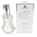 Al Rehab Silver 35ML Spray Crown Perfumes Eau De Parfume Spray. 