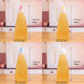 Squeeze Honey Bottles Reusable Plastic Honey Jars with Cap Salad Dressings Containers Travel Pinic Work Condiments Dispenser Backpacking Maple Syrup Sauces and Oils. 