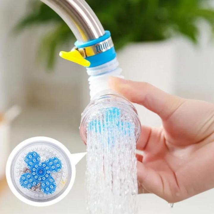 360%20Adjustable%20Degree%20Rotatable%20Water%20Saving%20Tap%20for%20Kitchen%20Shower%20Fan%20Faucet%20Aerator%20Diffuser%20Extender%20Nozzle%20Purifier%20Filter%20Adapter%20Bubbler%20With%20Clip%20&%20Extra%20Long%20Sprayer%20Rack%20Connector%20with%20Rotating%20Universal%20Flexible%20Clip%20-%20Image%202