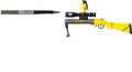 Sniper Rifle Shape Ballpen with flashlight, Blue Ballpen Fancy,Gun Shape Ballpe,Sniper GUn Toy For Boys,Sniper Pen. 