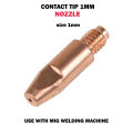 CONTACT TIP SIZE 1MM (NOZZLE) MIG WELDING MACHINE. 