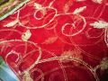 Fancy Red color beautiful Tilla Gotta net Dupatta with four site Tilla lace. 