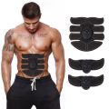 Smart Electric Ems ABS Muscle trainer for Abdomen Arm Hip Muscle vibrational Stimulator Machine Traning Gear. 
