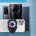 L01 RGB Mobile Radiator Phone Cooling Fan Case Cold Wind Handle Fan for PUGB Mobile Cooler Mobile Cooling Fan Case. 