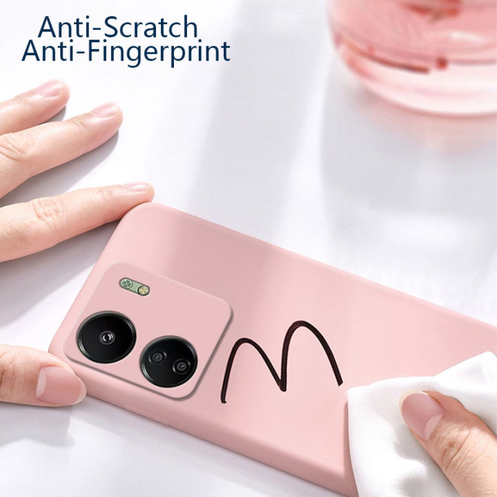 Sroof For Redmi 13C Liquid Silicone Macaron Candy Color TPU Shockproof Soft Phone Case Shell Protector Back Cover