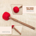 Tibetan Singing Bowl Mallet Wooden Felt Strikers Sound Mallet Stick. 