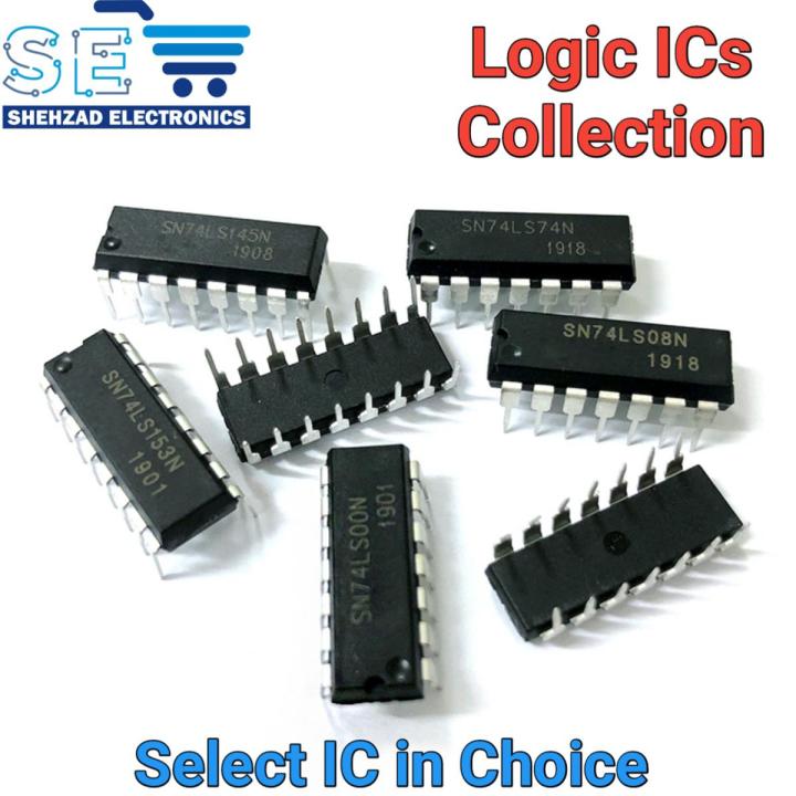 Integrated IC Logic IC 7400 74LS00 7402 74LS02 7404 74LS04 7406 74LS06 7408 74LS08 7410 74LS10 7412 7414 7420 74LS20 7421 74LS21 7432 74LS32 7448 74LS48 7473 74LS73 7474 74LS74 74LS132 74LS139 LM567 LM394 MC145100 UM3750 DG508A DIP electronic IC chip