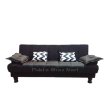 Jutt Black Sofa Combed 3 Seater Stylish Tafteen Design Colour Can be Customised {{ Special offer } Available. 