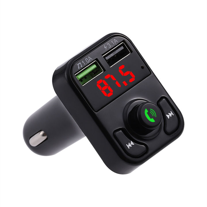 X3 Multi-function Dual Usb Car Mobile Charger With BT Fm Mp3 Player