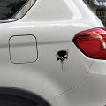 Punisher Skull Car Sticker (Black), Car Accessories, Stickers for Car, Car Modification, Car Decoration, Motorbike Stickers. 